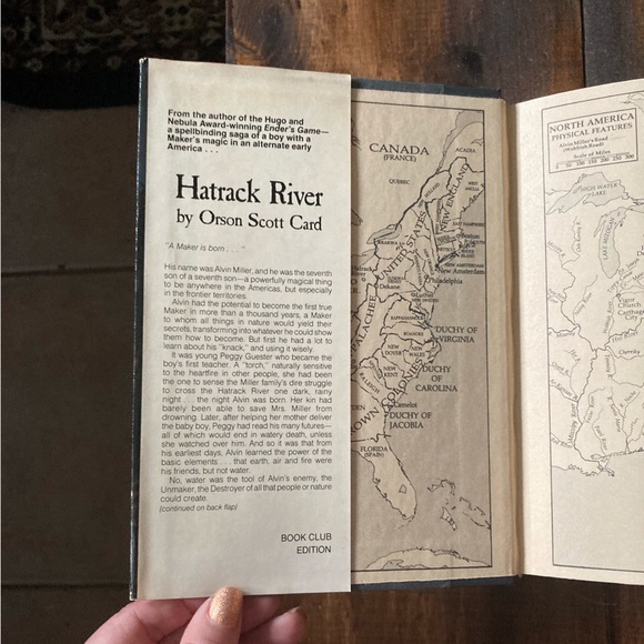 Hatrack River by Orson Scott Card - Book Club Edition Hatdcover 1989 - Picture 16 of 16